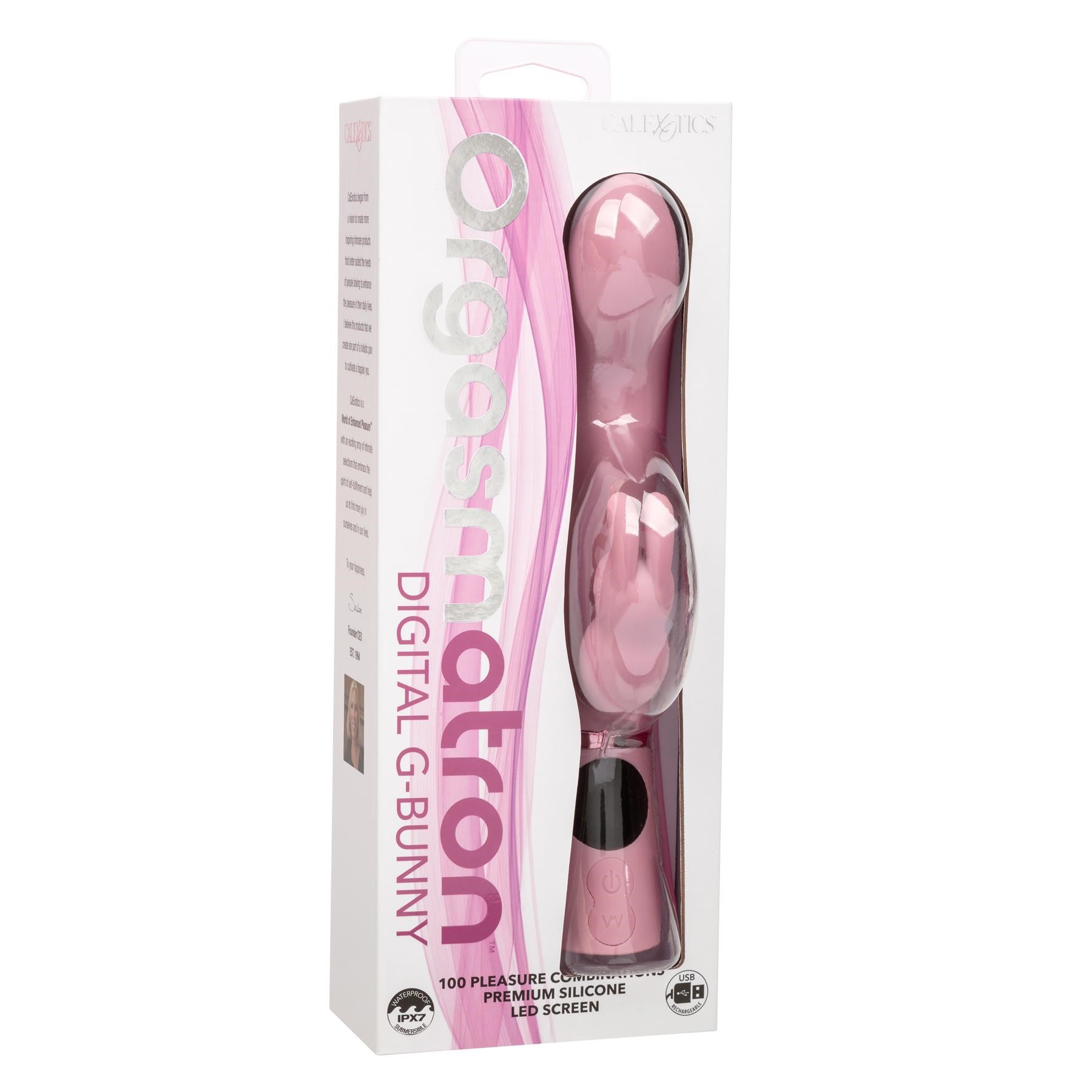 Orgasmatron Digital G-Bunny Dual Stimulating Vibrator package