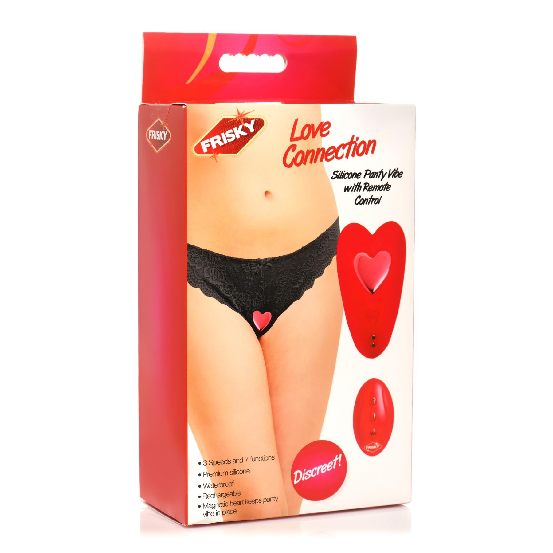 Frisky Love Connection Panty Vibrator With Remote - Packaging Shot