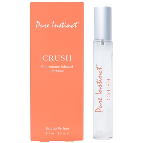 PURE INSTINCT PHEROMONE PERFUME SPRAY - CRUSH bottle & box