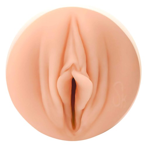 Fleshlight Girls Ski Bri Celestial Texture Vagina close up of entry end