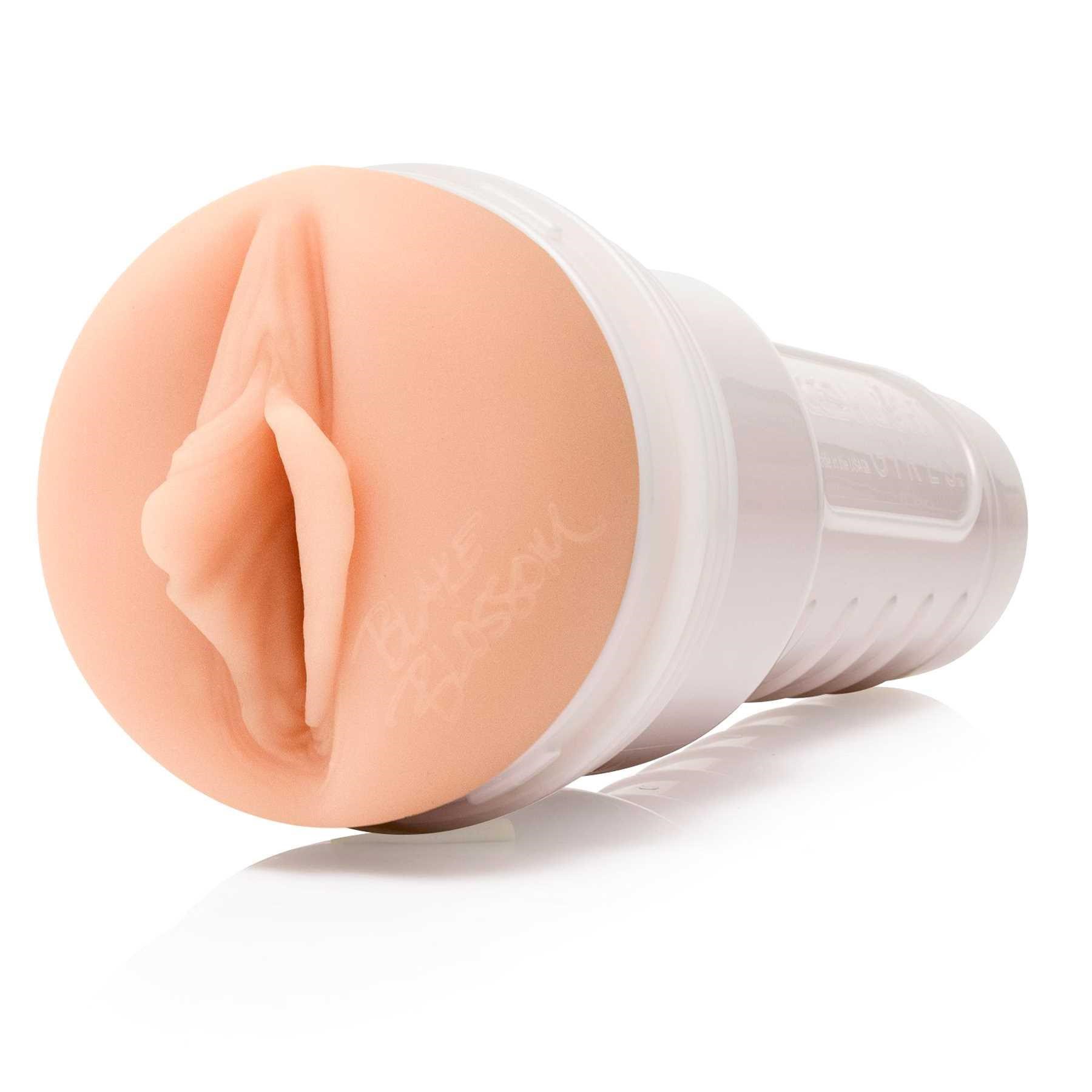 Fleshlight Girls Blake Blossom Bombshell Texture Vagina left facing laying on table