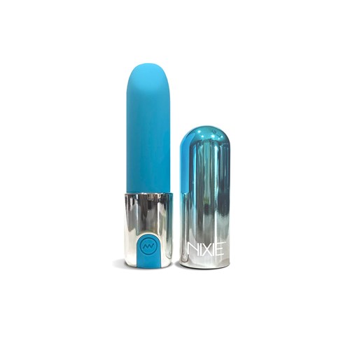 Nixie Smooch Rechargeable Lipstick Bullet - Packaging Shot - Blue