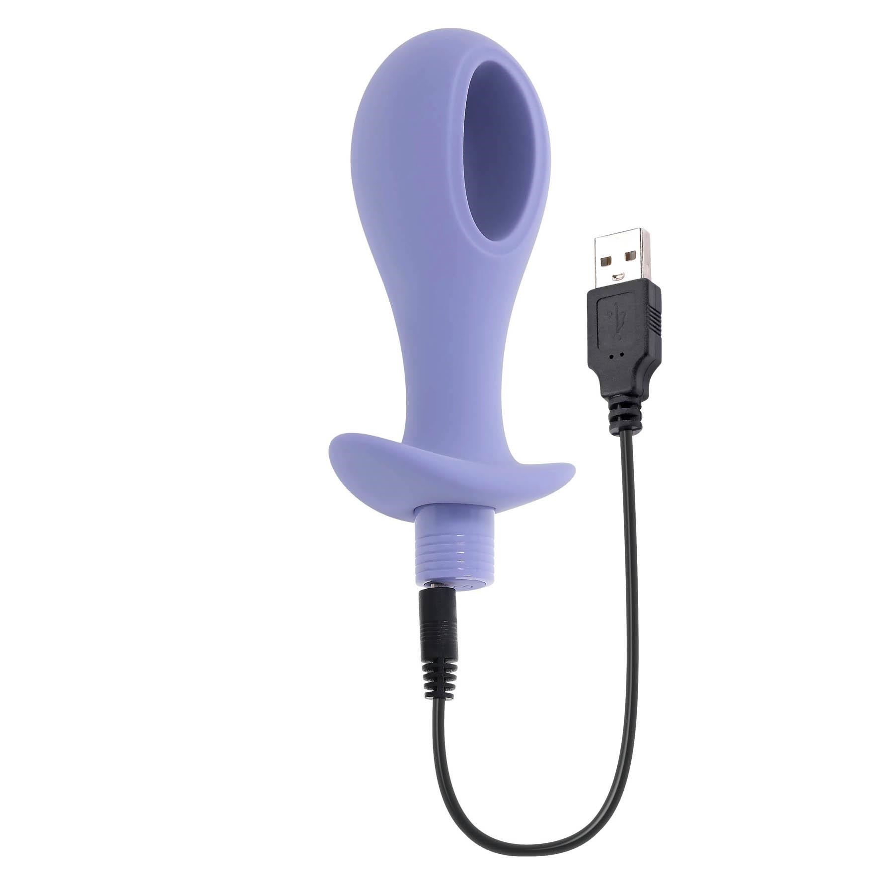 Hole Punch Vibrating Anal Plug charger