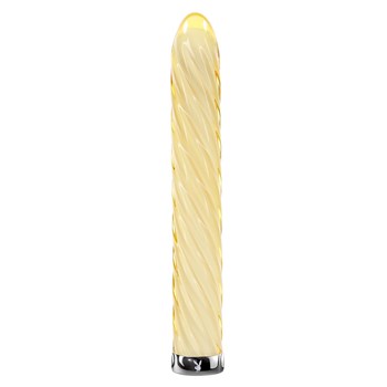 Playboy Pleasure Twist Of Fate Glass Vibrator