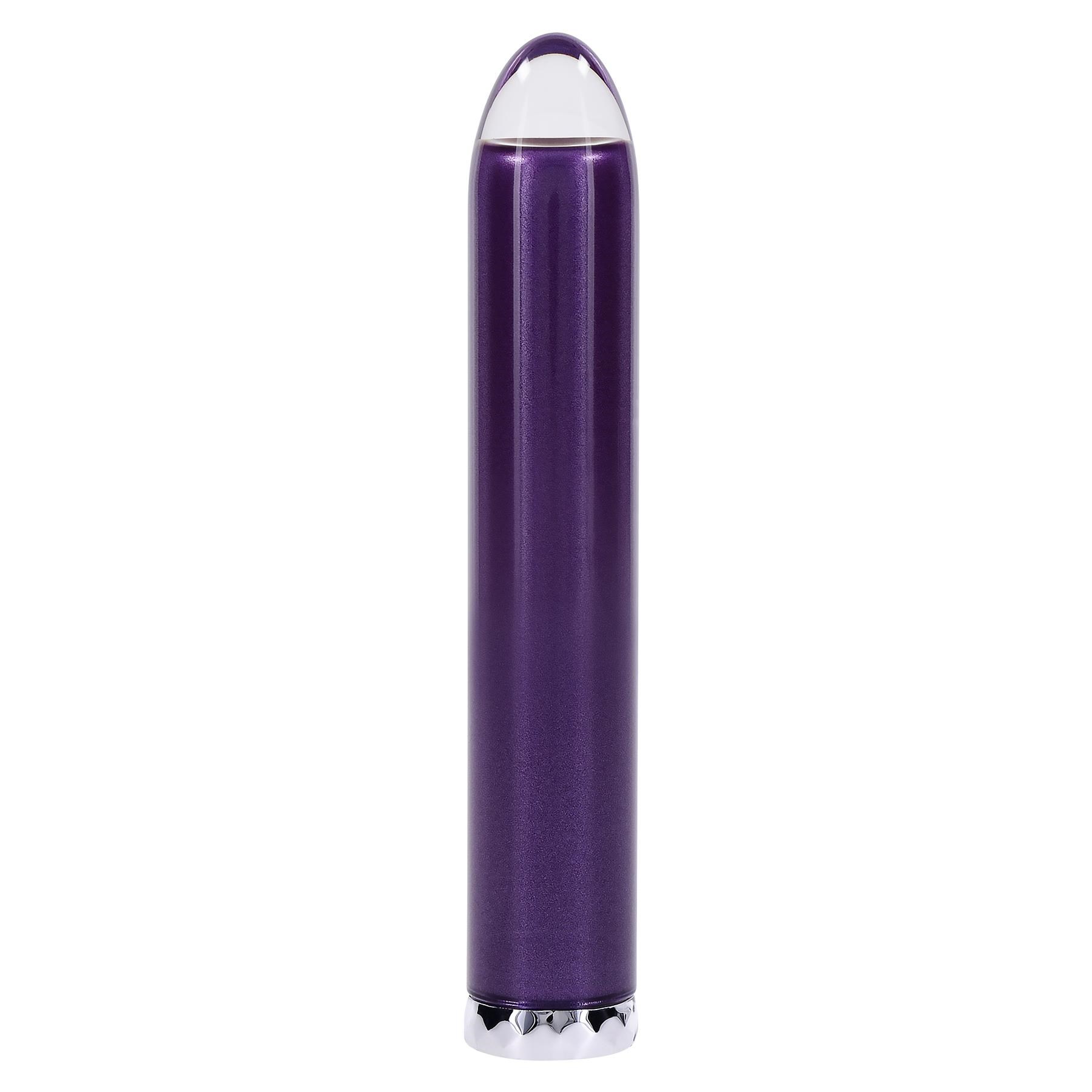 Playboy Pleasure Amethyst Glass Bullet Vibrator forward view 1