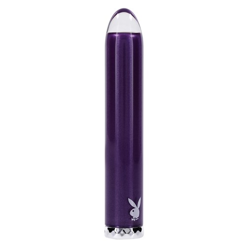 Playboy Pleasure Amethyst Glass Bullet Vibrator forward view 2