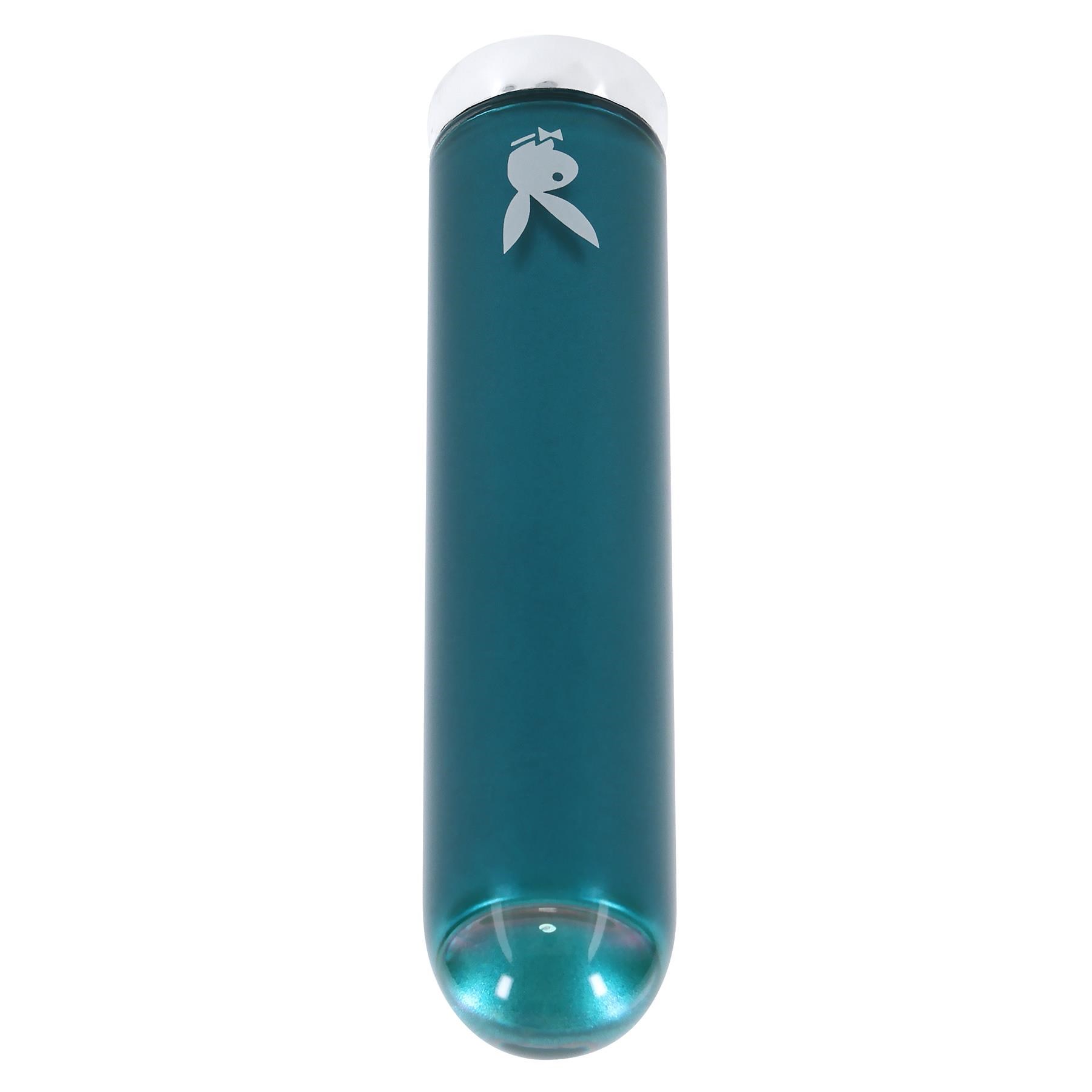 Playboy Pleasure Emerald Glass Bullet Vibrator tip view