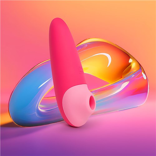 Romp Shine X Pleasure Air Clitoral Stimulator background shot