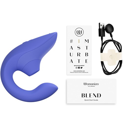 Womanizer Blend Pleasure Air Clitoral Stimulator WITH CHARGER AND MANUAL