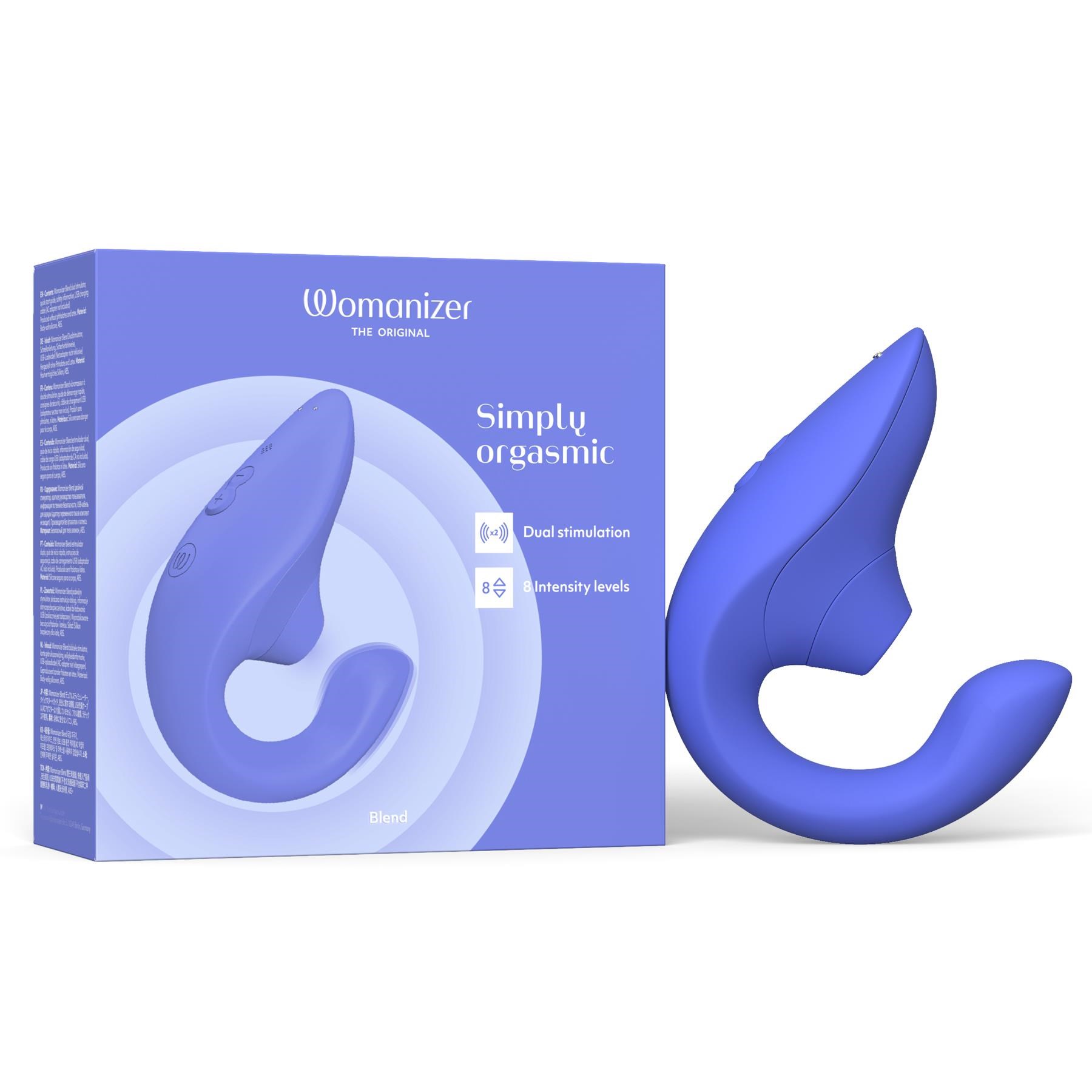 Womanizer Blend Pleasure Air Clitoral Stimulator AND PACKAGE