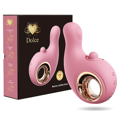 Dolce Thumping G-Spot Vibe PRODUCT VIEW 2 AND PACKAGE