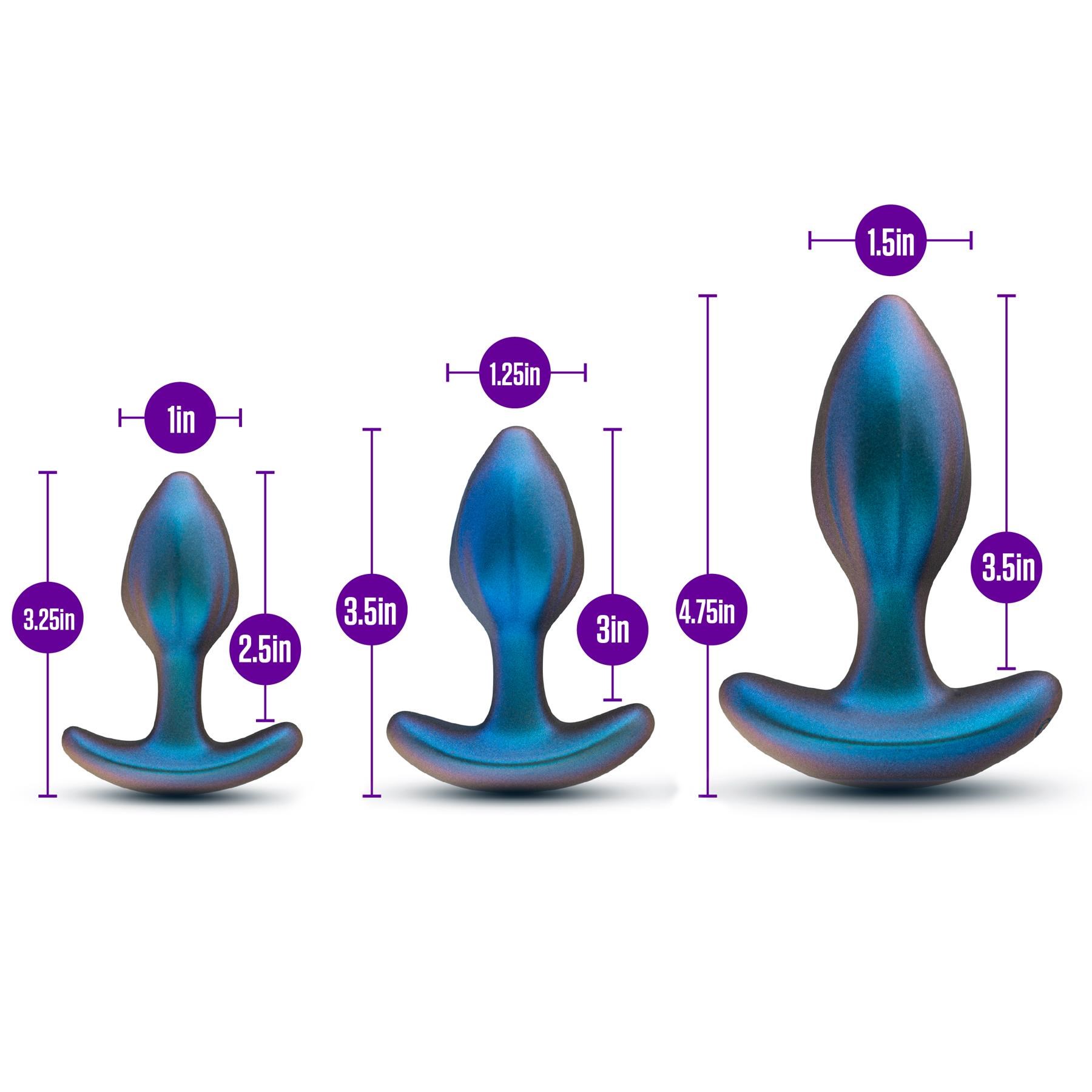 ANAL ADVENTURES MATRIX COSMOS PLUG KIT dimensions