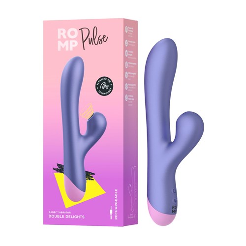 ROMP PULSE PLEASURE AIR RABBIT package and product