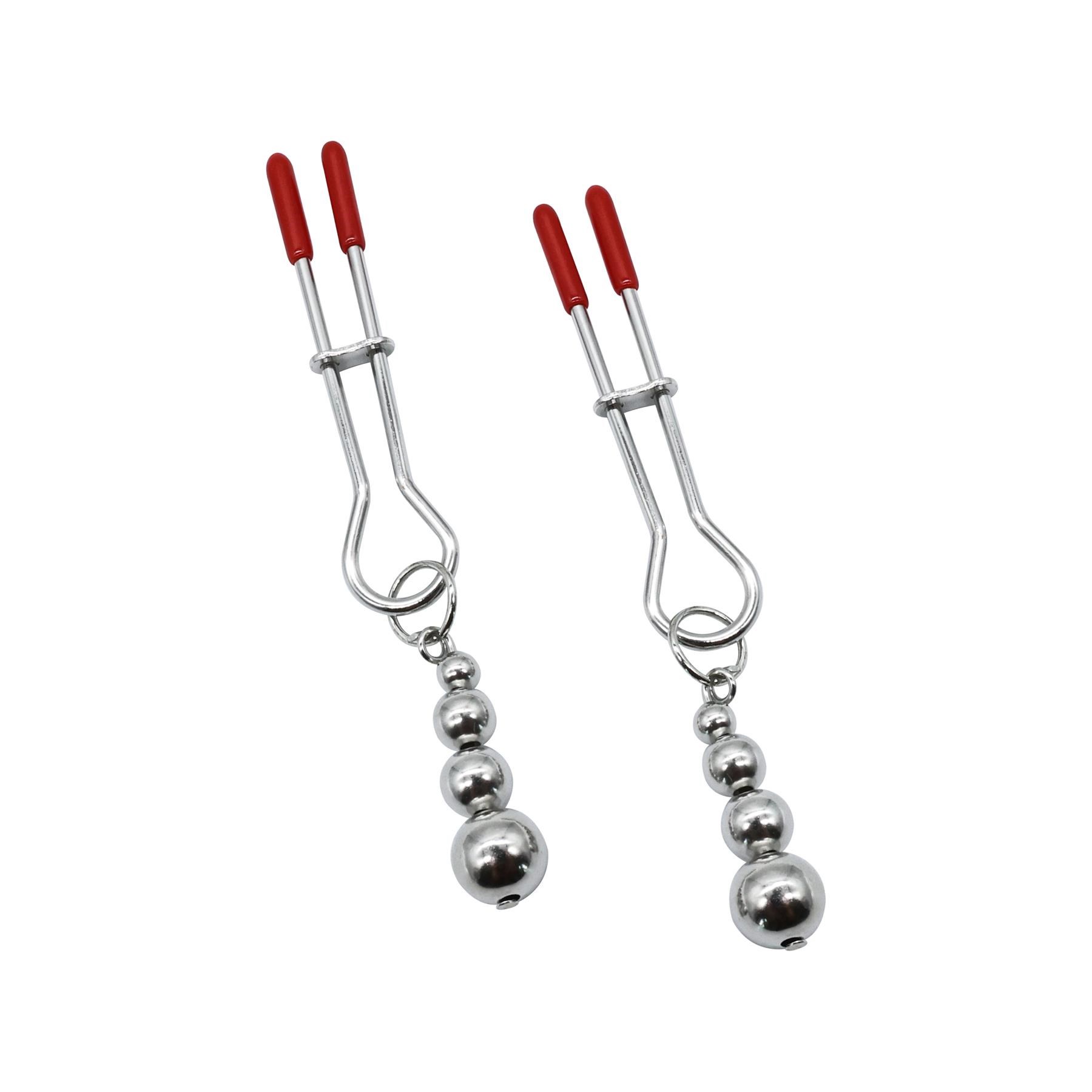 Adam & Eve Sensual Scarlet Nights Bondage Collection - Nipple Clamps