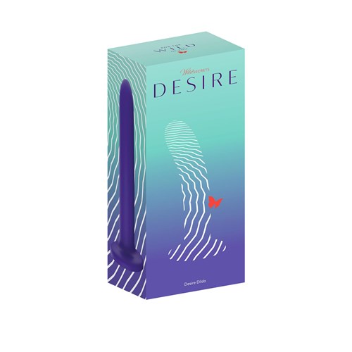 Wild Secrets Desire Silicone Dildo with Suction Cup package