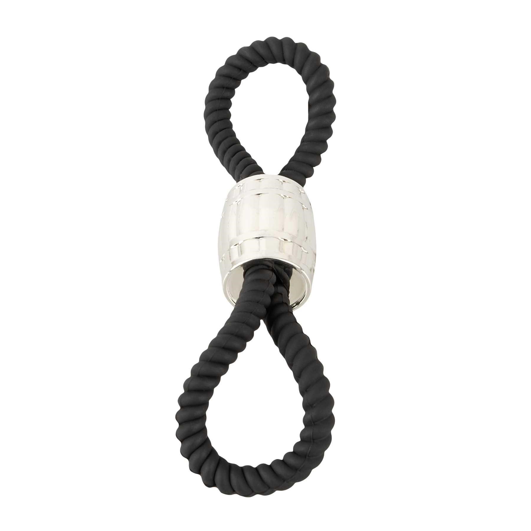 Rebel Heavy Rope Cock Strap 2 Loops arial view