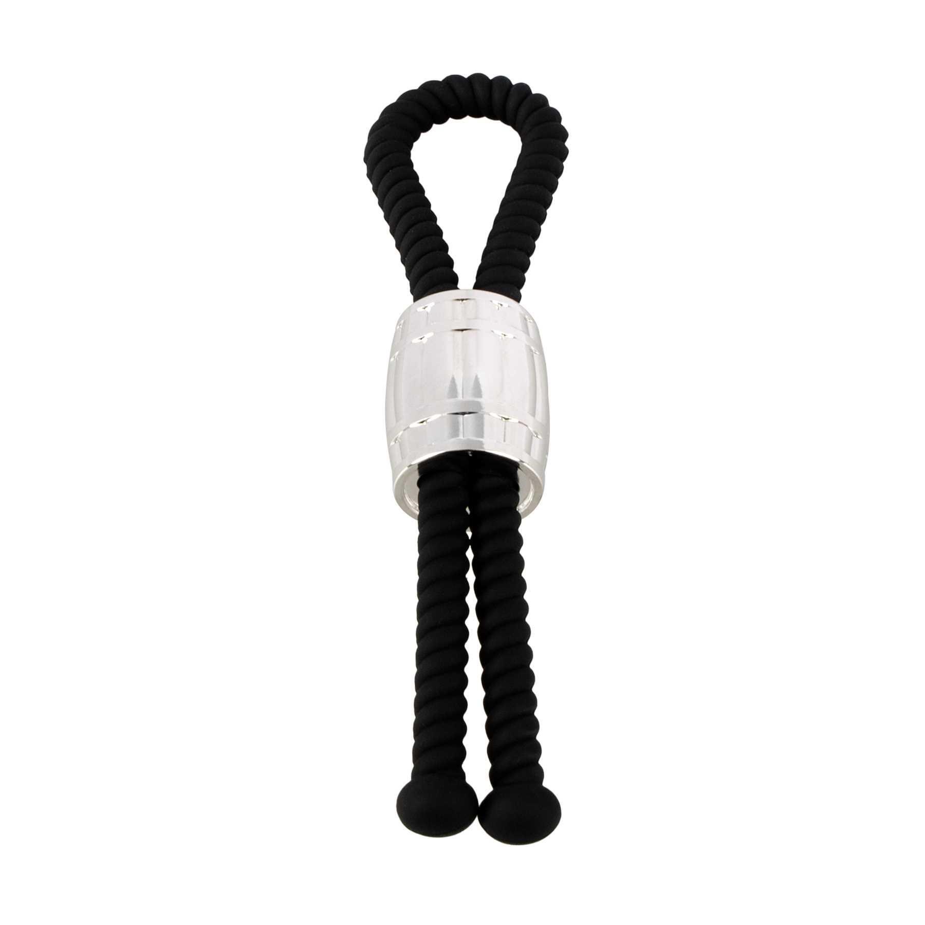 Rebel Heavy Rope Cock Strap standing upright