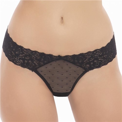 Flirtation Panty with Lace Up Back front cropped