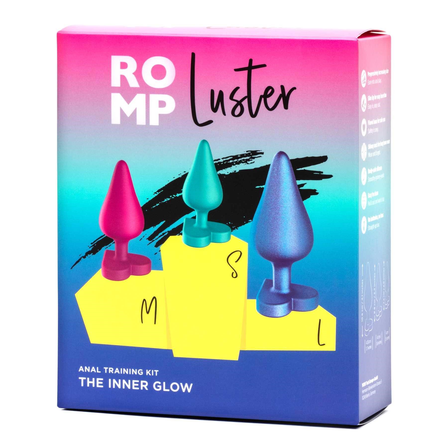 Romp Luster Anal Training Kit box