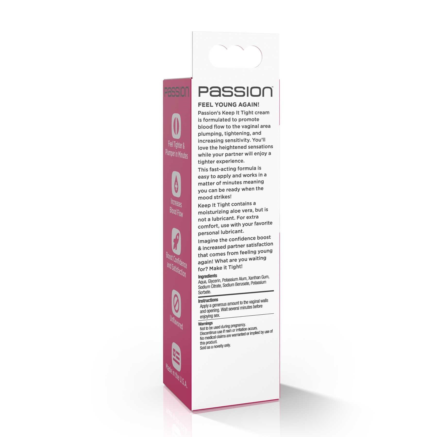 J986 passion keep it tight cream