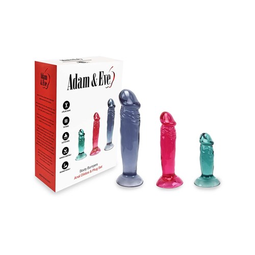 Adam and Eve Booty Bumper Anal Dildos & Plug Set