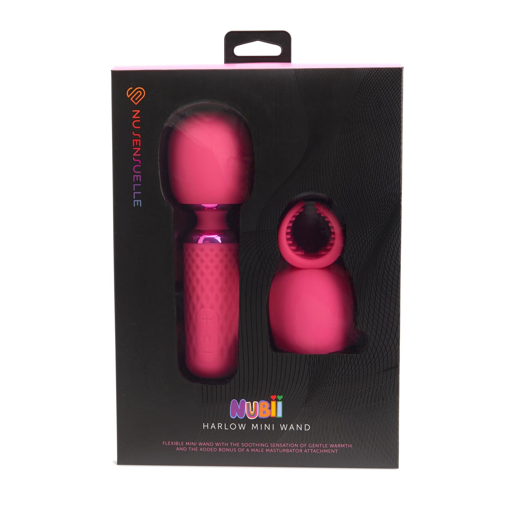 Nubii Harlow Mini Wand With Attachment package