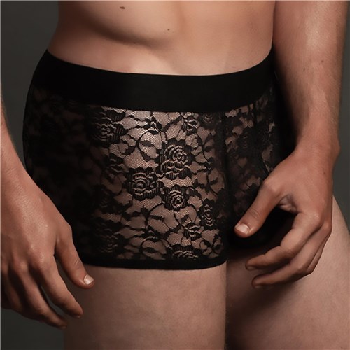 Men’s Lace Boxer front cropped