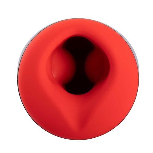 OTOUCH NINJA 2 INFLATABLE SUCTION MASTURBATOR close up of opening with inner inflatable nodules